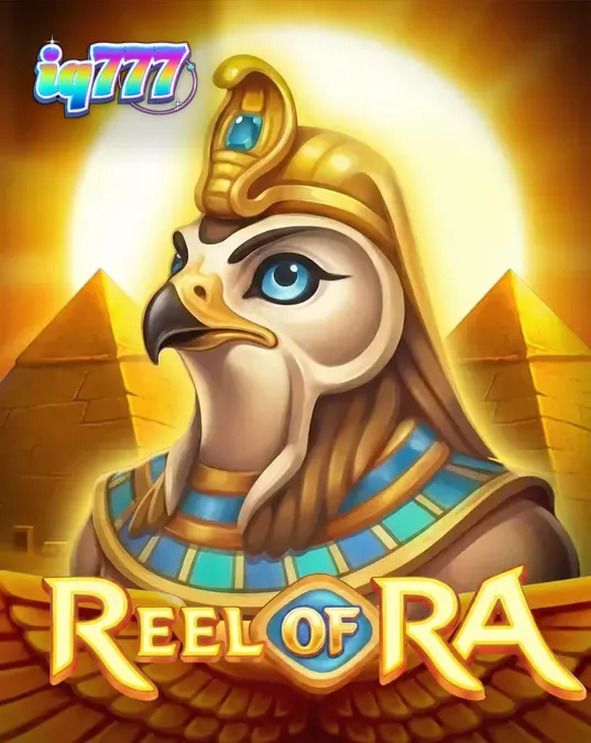 Reel of Ra slot machine interface na may Egyptian theme
